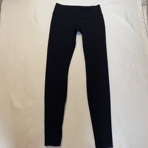 Lululemon plain black full length leggings